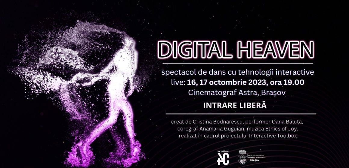 Digital Heaven, performance & dans, multimedia la Cinema Astra