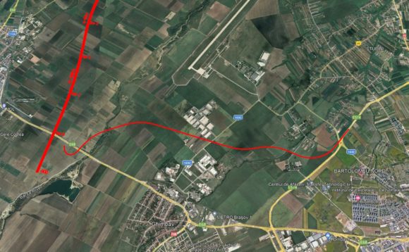 Comisia Tehnico-Economică din cadrul DRDP Brașov a avizat proiectul de prefezabilitate și a recomandat o variantă de traseu pentru drumul de legătură dintre Varianta Brașov, Aeroportul Ghimbav și viitoarea Autostradă Brașov – Sibiu