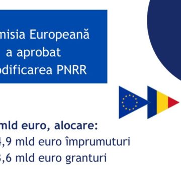 Comisia Europeană a aprobat modificarea Planului Național de Redresare și Reziliență al României, în valoare de 28,5 mld de euro