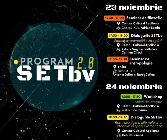 Brașov Science, Education & Technology (SETbv) continuă la Brașov în zilele de 23 și 24 noiembrie 2023