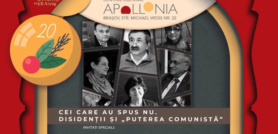 Colocviul „Cei care au spus NU. Disidenții și puterea comunistă” la Centrul Cultural Apollonia