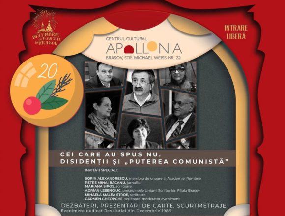 Colocviul „Cei care au spus NU. Disidenții și puterea comunistă” la Centrul Cultural Apollonia