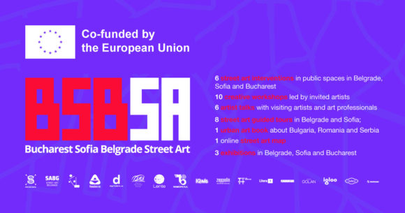 Proiectul BSBSA (Belgrad Sofia București Street Art) reunește artiști din Bulgaria, Serbia și România