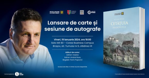 Lansare de carte | Cetățuia Brașovului, de Nicolae Pepene