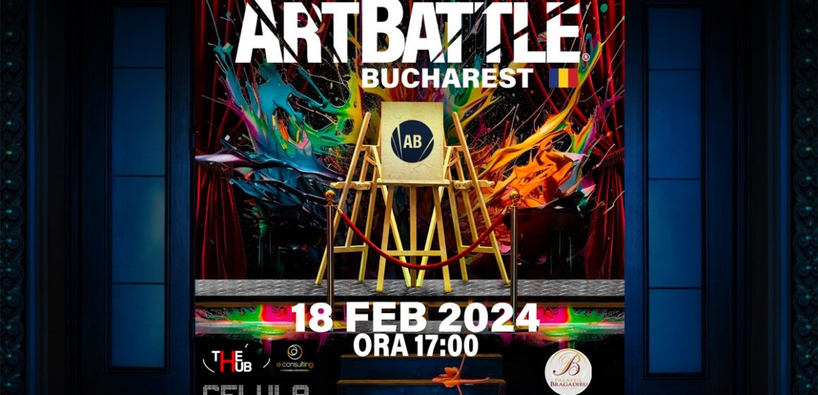 Competiția de pictură live Art Battle Bucharest, pe 18 februarie la Palatul Bragadiru