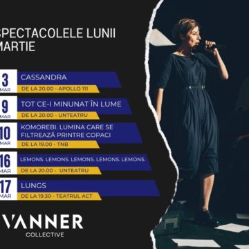 București | Spectacolele Vanner Collective pentru luna martie