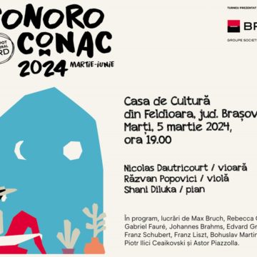 Concert de muzică de cameră la Casa de Cultură din Feldioara, în cadrul turneului SoNoRo Conac