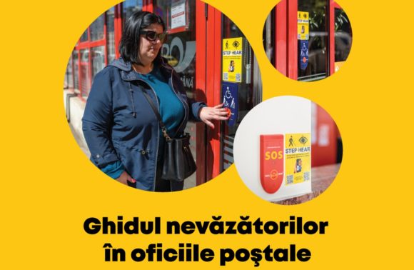 Poșta Română extinde la nivel național sistemul STEP HEAR pentru nevăzători în 47 de oficii poștale