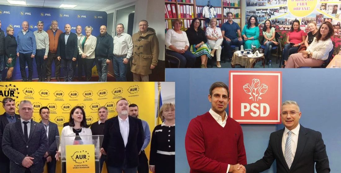 Mișcări politice la AUR, PSD, REPER și PNL Brașov în perspectiva alegerilor de anul acesta