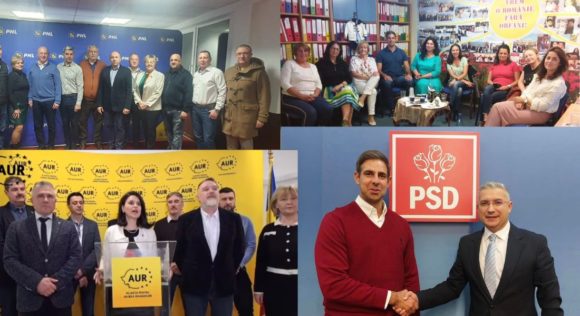 Mișcări politice la AUR, PSD, REPER și PNL Brașov în perspectiva alegerilor de anul acesta