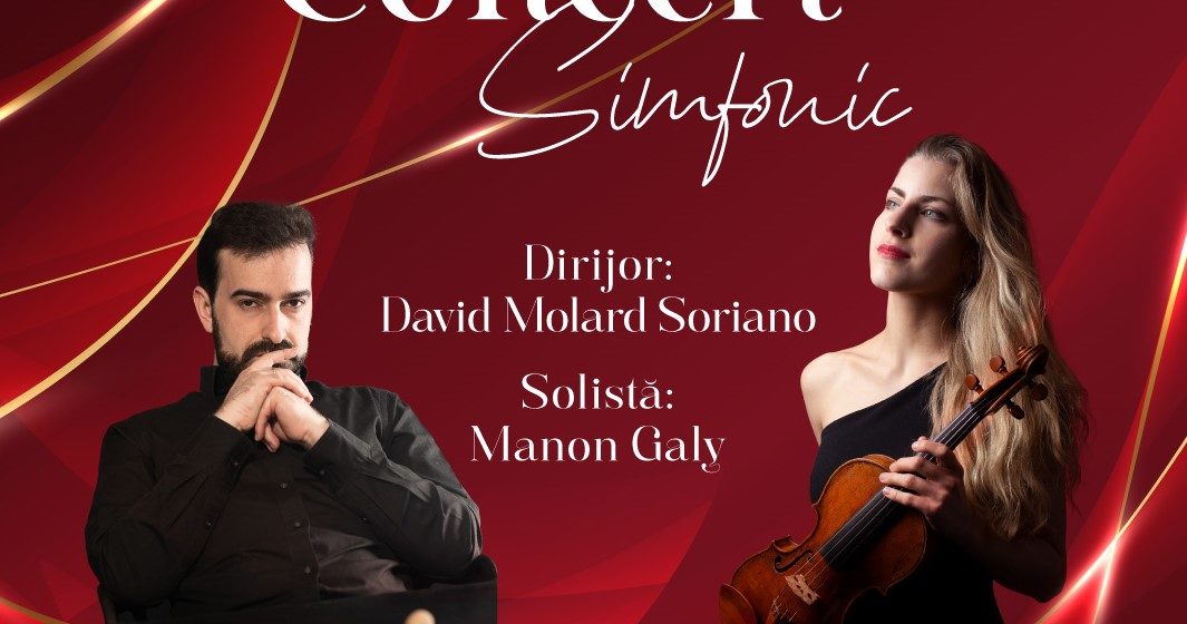 David Molard Soriano, Manon Galy și orchestra Filarmonicii Brașov interpretează Ceaikovski și Sibelius, joi seară la Sala Patria