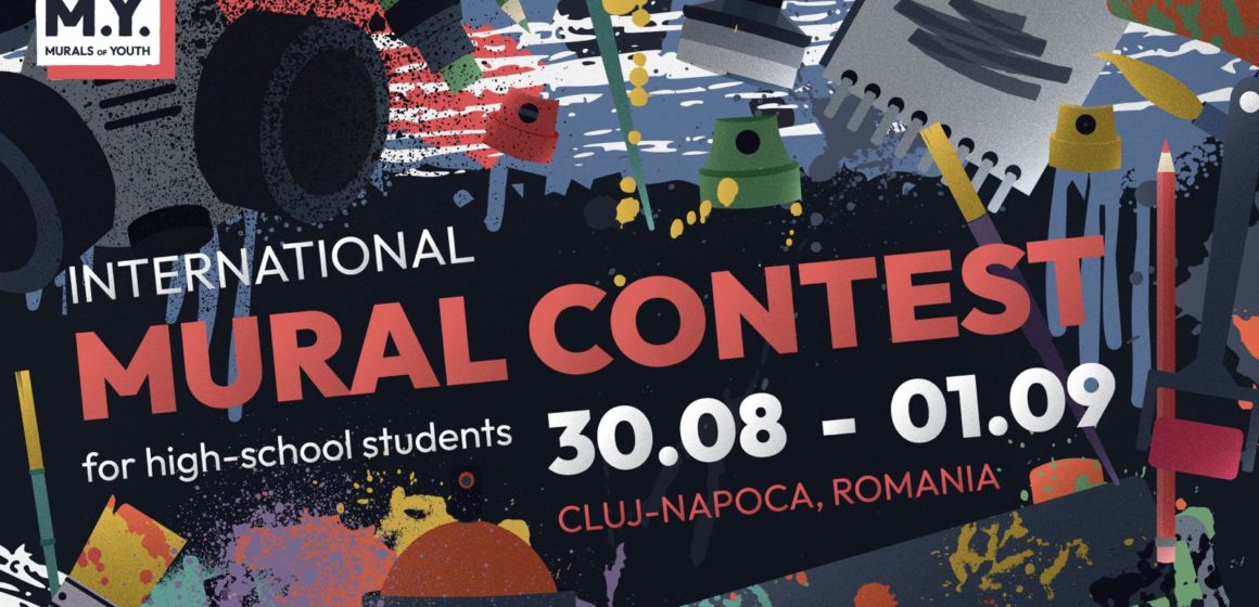 Pentru al doilea an consecutiv, liceeni din toată lumea se pot înscrie la concursul internațional de artă murală „Murals of Youth”, organizat la Cluj