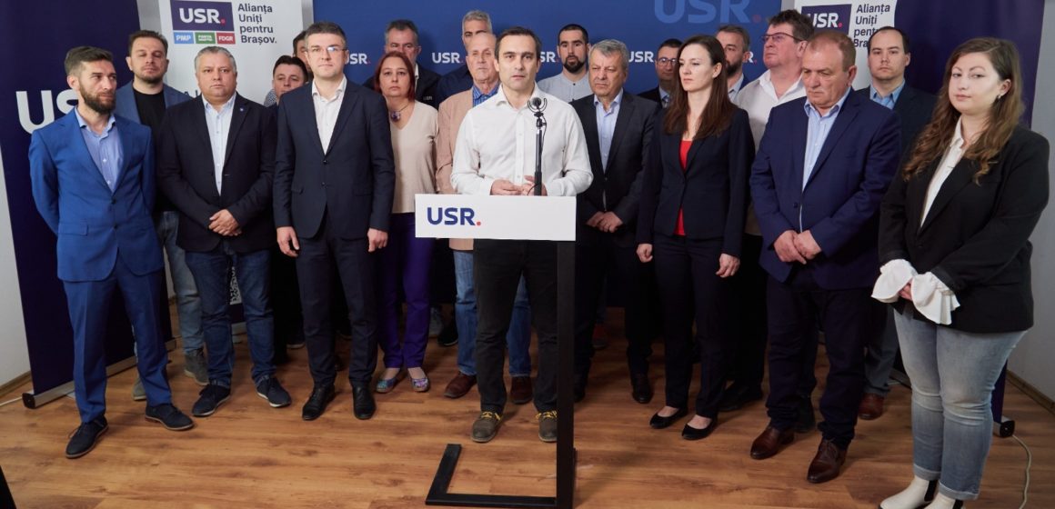 USR Brașov, PMP, Forța Dreptei și FDGR vor candida împreună la alegerile locale sub denumirea Alianța Uniți pentru Brașov