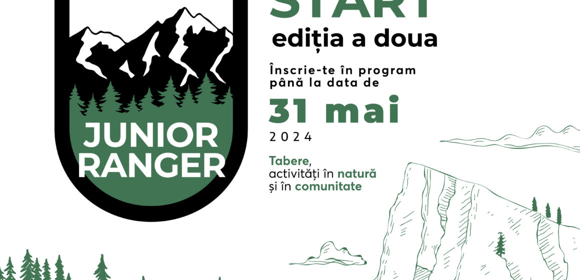 Fundația Conservation Carpathia invită copiii pasionați de natură din ciclul gimnazial să facă primii pași în domeniul conservării și să se înscrie, până pe 31 mai, la cea de-a doua ediție a programului Junior Ranger