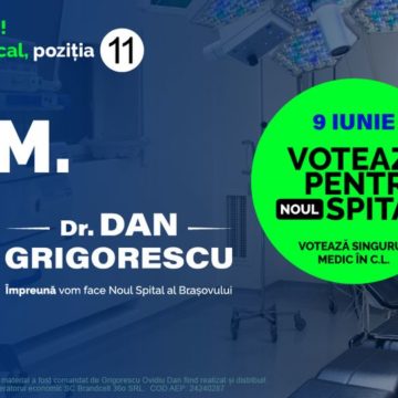 Modificare la Consiliul Local Brașov. Intră candidatul independent Dan Grigorescu, iar Alianța Uniți pentru Brașov pierde un loc
