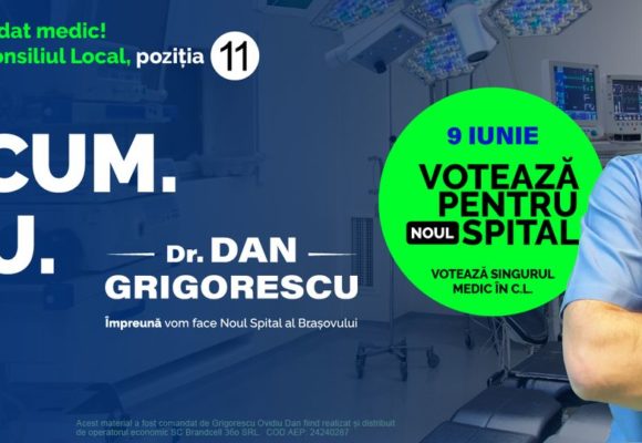 Modificare la Consiliul Local Brașov. Intră candidatul independent Dan Grigorescu, iar Alianța Uniți pentru Brașov pierde un loc
