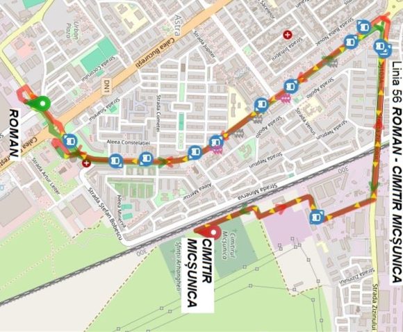Începând cu data de 7 iunie 2024 se deschide o nouă rută de transport în Brașov – linia 56