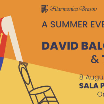 Concert de jazz cu David Balogh pe 8 august la Sala Patria