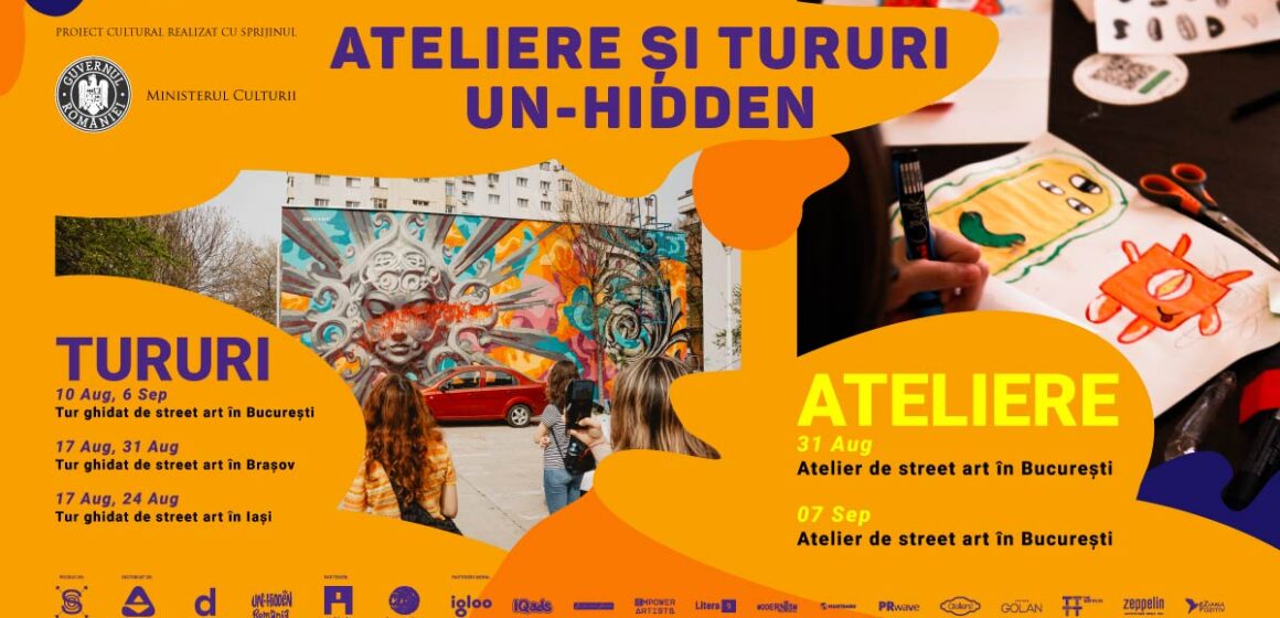 „Ateliere și Tururi Un-hidden” în București, Iași și Brașov