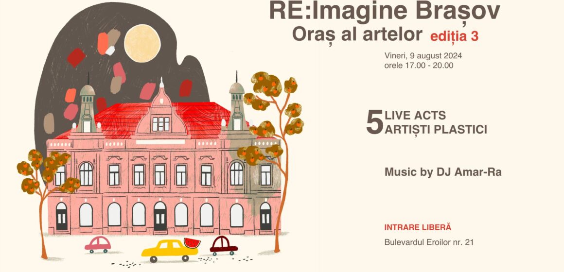 Cinci artiste contemporane își reimaginează mediul urban brașovean prin prisma artei în cadrul „Re:Imagine Brașov – Oraș al artelor, Ediția 3”