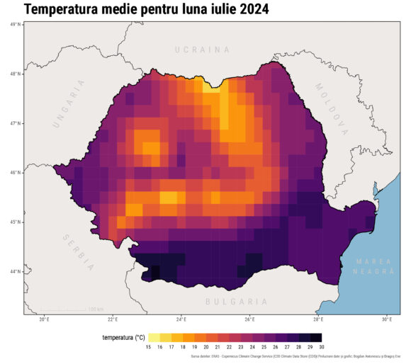 Iulie 2024 – fără noi recorduri globale însă cu suficiente motive de îngrijorare