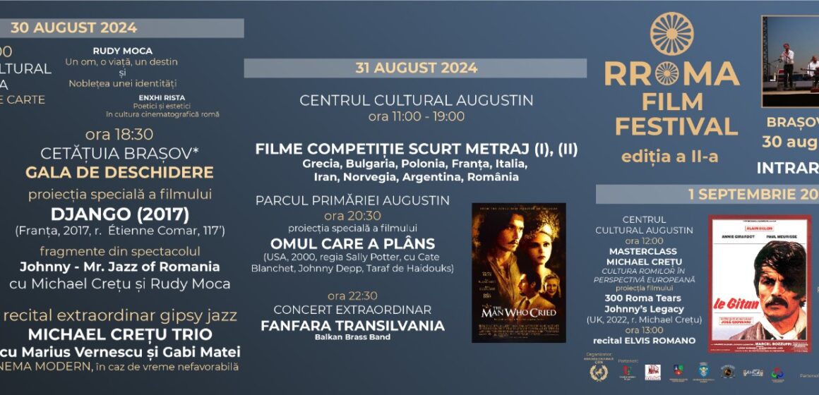 Rroma Film Festival își deschide porțile pentru a doua oară la Brașov și Augustin