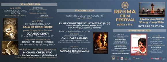 Rroma Film Festival își deschide porțile pentru a doua oară la Brașov și Augustin