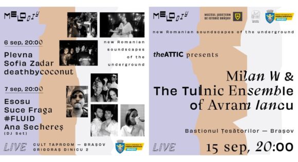 Platforma MELODIY și publicația The Attic organizează la Brașov concerte și activități cu publicul care au ca nucleu practicile muzicale neconvenționale