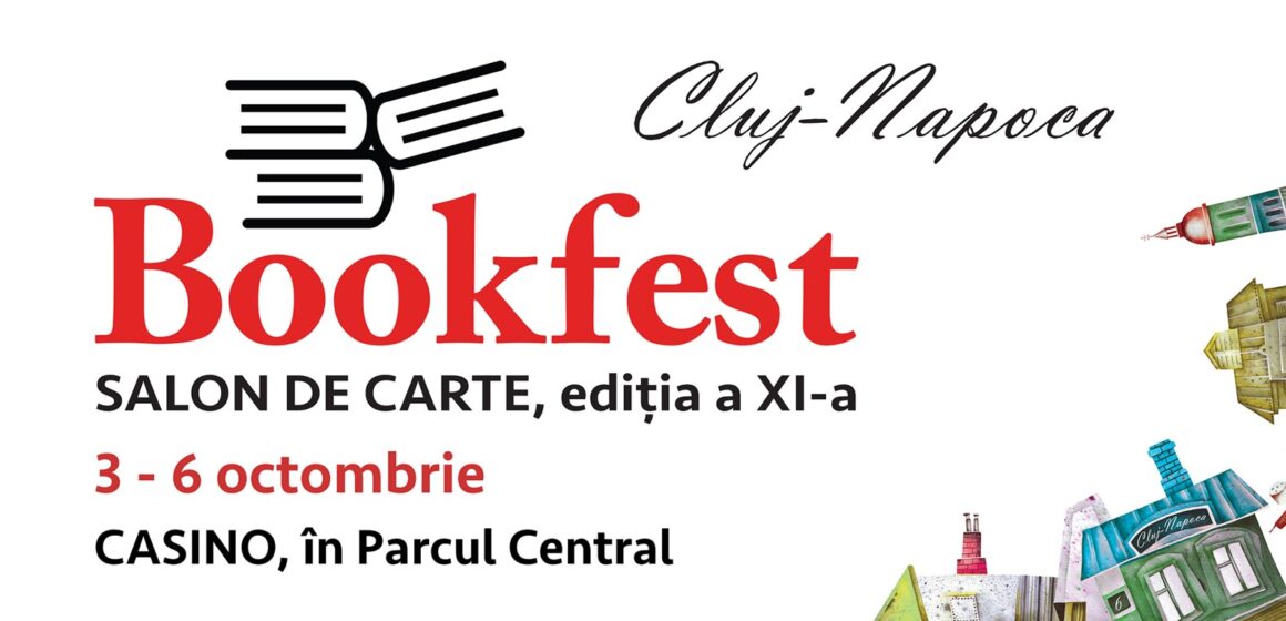 Salonul de Carte Bookfest Cluj-Napoca va avea loc între 3 și 6 octombrie la Centrul Cultural Casino