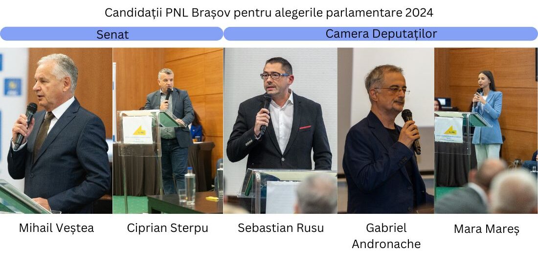 PNL Brașov și-a desemnat primii candidați pentru alegerile parlamentare 2024