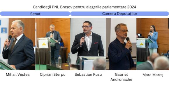 PNL Brașov și-a desemnat primii candidați pentru alegerile parlamentare 2024