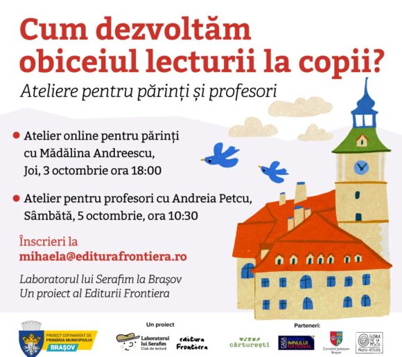 Cum să împrietenim copiii cu lectura – ateliere pentru părinții și profesorii din Brașov