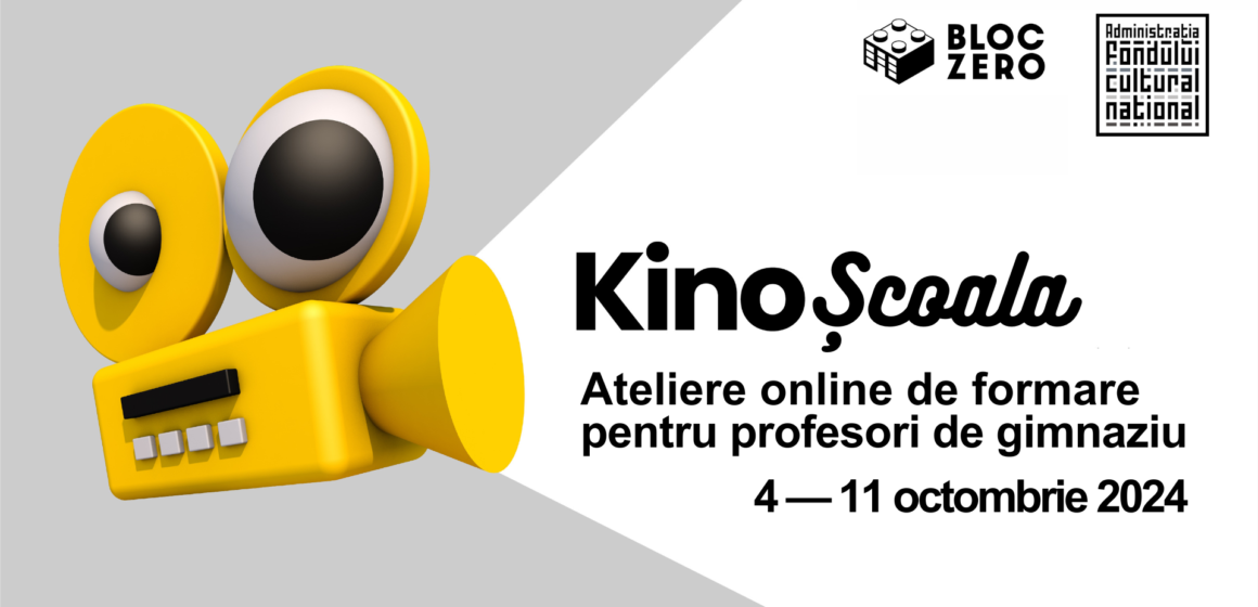 Oportunitate de formare pentru profesorii de gimnaziu: Ateliere online de introducere în educația cinematografică