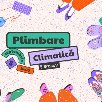 PLIMBAREA CLIMATICĂ din Brașov, o sesiune de dialog cu Nicu Ștefănuță și o discuție cu tinerii despre viitorul Centrului Vechi, timp de trei zile pe pietonala Eroilor, la Street Delivery