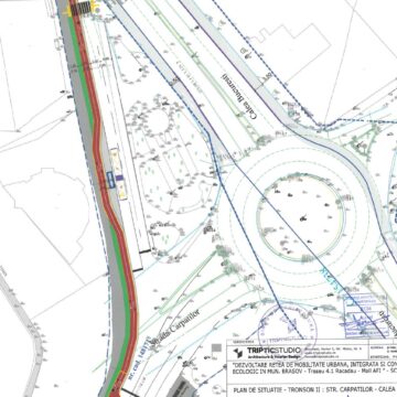 Primăria Brașov a lansat achiziția pentru proiectare și execuție piste de biciclete Răcădău – Mall AFI