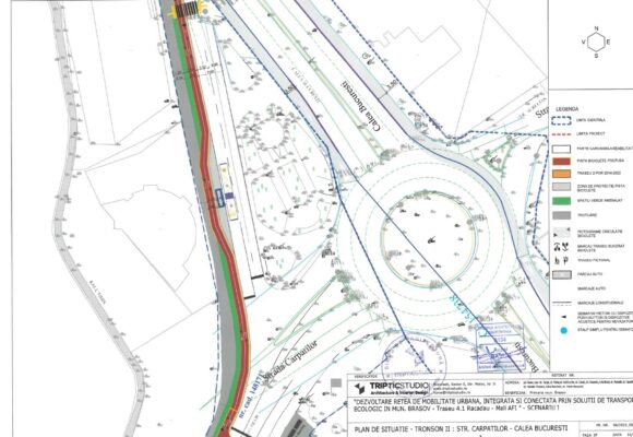 Primăria Brașov a lansat achiziția pentru proiectare și execuție piste de biciclete Răcădău – Mall AFI