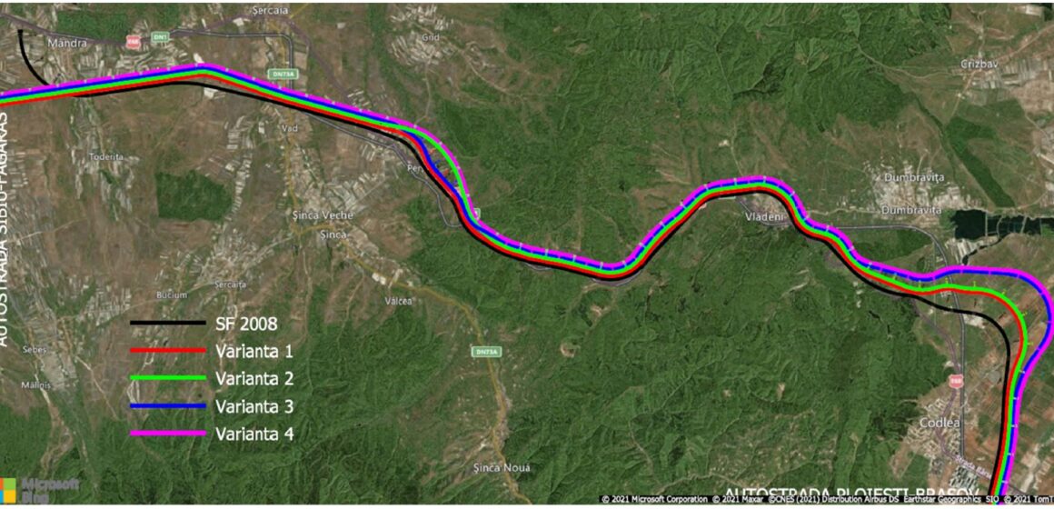 Autostrada Brașov – Făgăraș, la faza de obținere a acordului de mediu