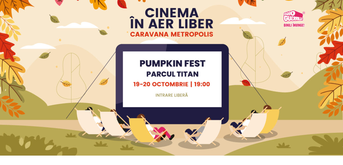 Caravana Metropolis aduce două filme pentru familie pe 19 și 20 octombrie, în Parcul Titan