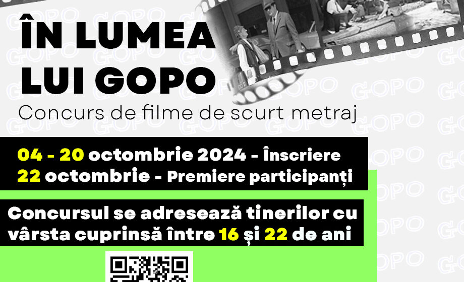 Concurs național de filme de scurt metraj „În lumea lui GOPO”