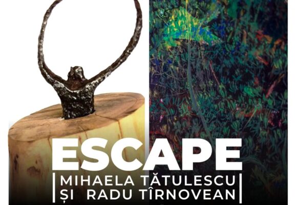 Radu Tîrnovean și Mihaela Tătulescu în expoziția ESCAPE/ POINTS OF VIEW la Centrul Cultural Apollonia