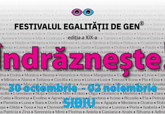 Sibiu | Programul detaliat pentru Festivalul Egalității de Gen® 2024 | Ediția a 19-a