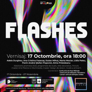 De la Oradea la Brașov | Expoziția „Flashes” la Centrul Cultural Apollonia