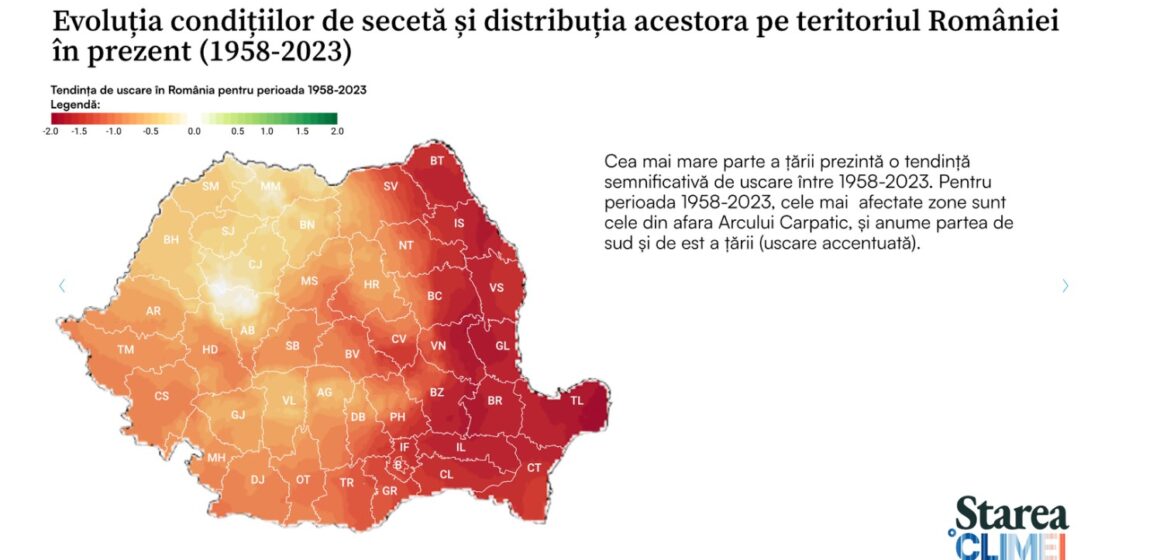 Raportul „Starea Climei – România 2024” evidențiază impactul schimbărilor climatice și măsurile necesare pentru viitor