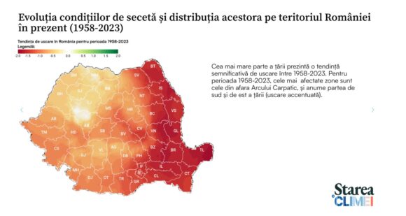 Raportul „Starea Climei – România 2024” evidențiază impactul schimbărilor climatice și măsurile necesare pentru viitor