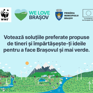 Lansarea campaniei WWF-România We Love Solutions la Brașov și Bistrița: Soluții sustenabile pentru orașul tău de mâine