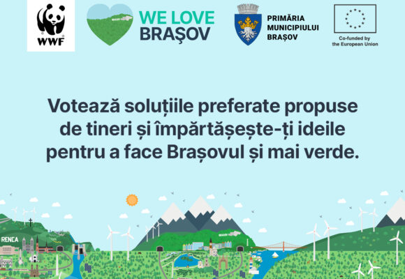 Lansarea campaniei WWF-România We Love Solutions la Brașov și Bistrița: Soluții sustenabile pentru orașul tău de mâine