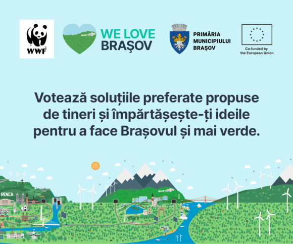 Lansarea campaniei WWF-România We Love Solutions la Brașov și Bistrița: Soluții sustenabile pentru orașul tău de mâine