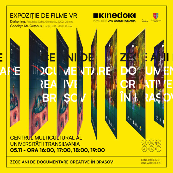 Ediția aniversară KineDok Brașov se încheie cu o expoziție specială de filme VR