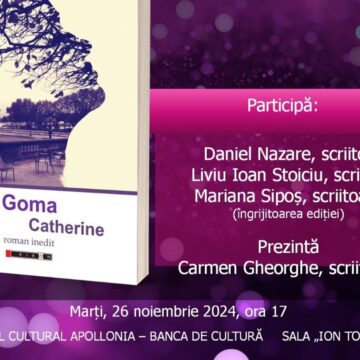 Lansare roman | Paul Goma – Catherine | Centrul Cultural Apollonia