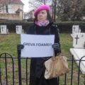 Greva foamei la Cimitirul Eroilor